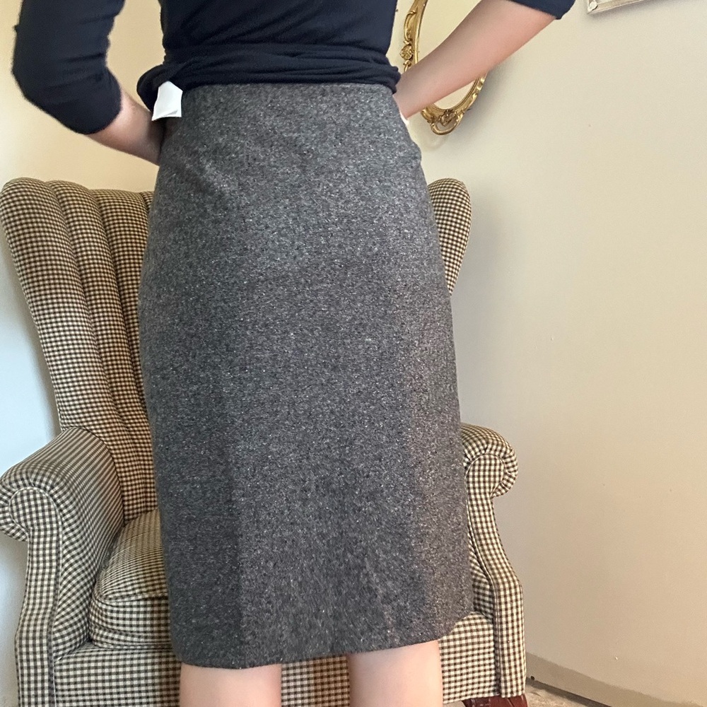 Ann Taylor Charcoal Pencil Skirt